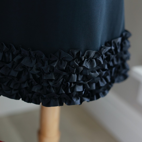 Girls Black Dress Satin Trim Ribbon Special Occasion Homecoming Party - Picture 6 of 6